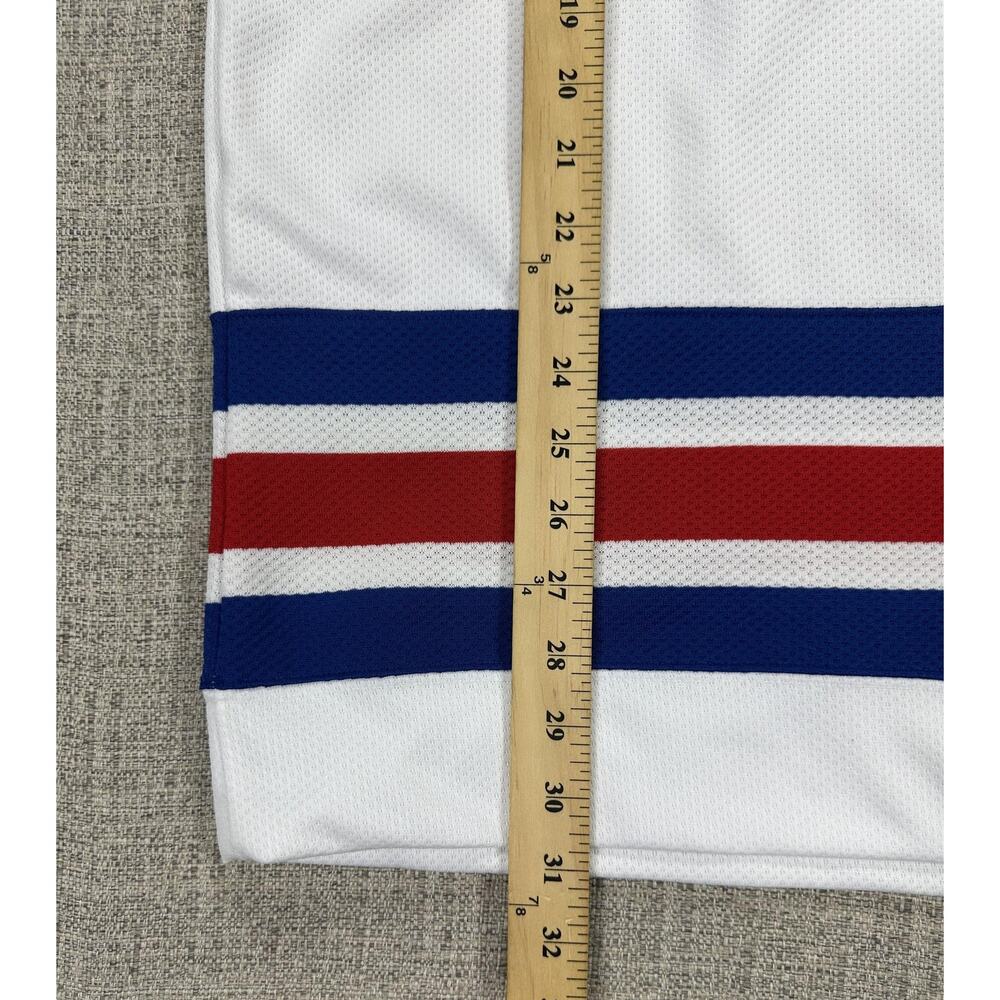 Vintage New York Rangers Jersey Mens Large White NHL Hockey Starter - Picture 3 of 14